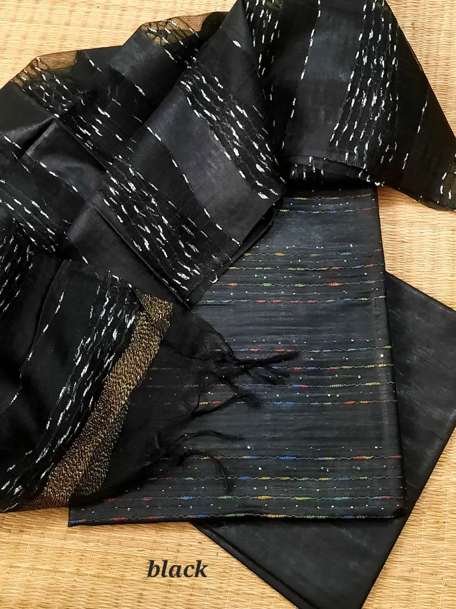 HANDLOOM COTTON SUITS WITH FANCY WEAVING